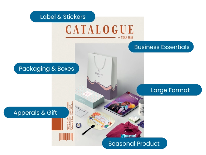Excard 2026 printing solutions catalogue featuring custom printing products and packaging materials