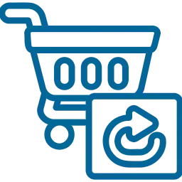 Repeat printing orders – reorder custom t-shirts, stickers and packaging with one click.