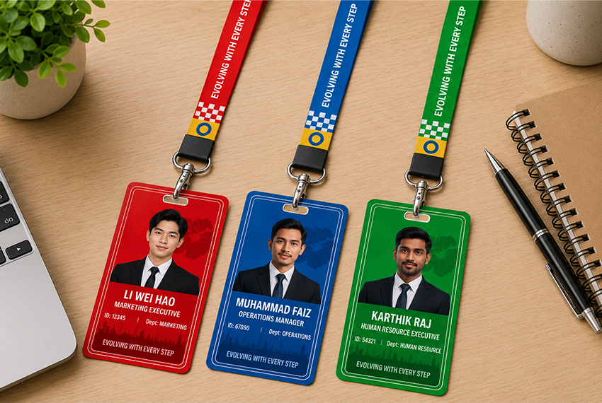 Political campaign lanyard and ID card design for election events, volunteers and party representatives